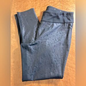 Gaiam black pants, front detail, size large, excellent condition